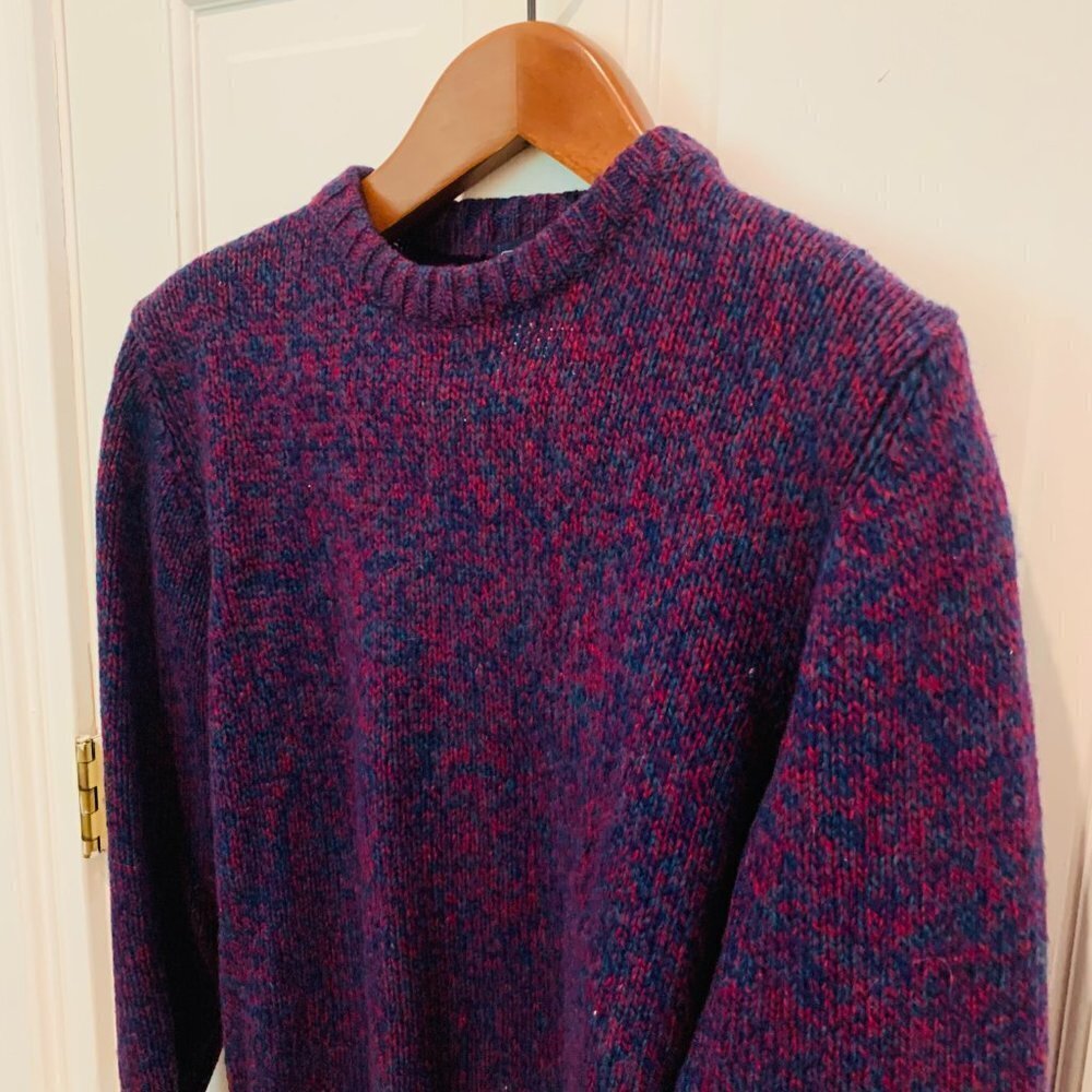 Vintage Woolrich 80s 90s Wool Knit knitted Sweater Jumper Size Large